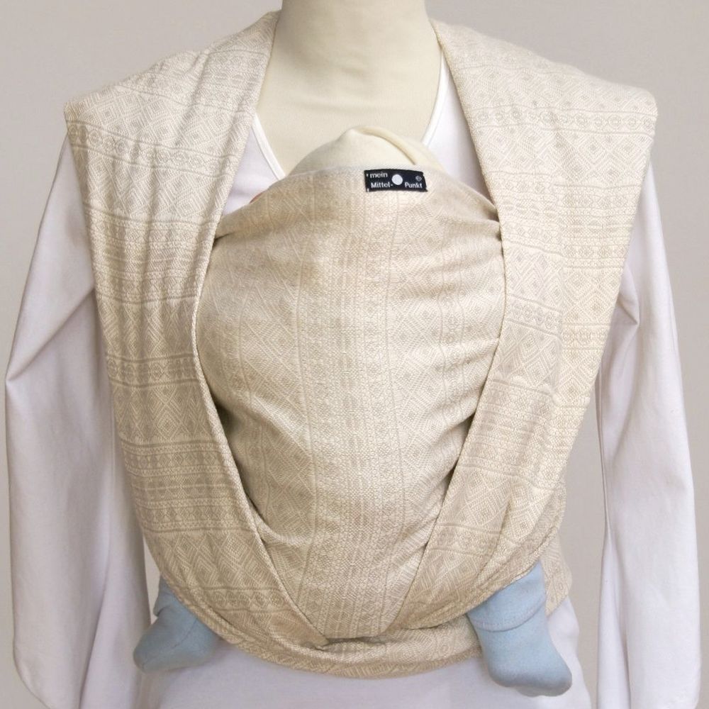 Bæresjal Prima natur økologisk bomull 68 x 520 cm - Didymos forfra