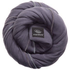 Bæresjal Sling elastisk 510 x 60 cm skifergrå forfra