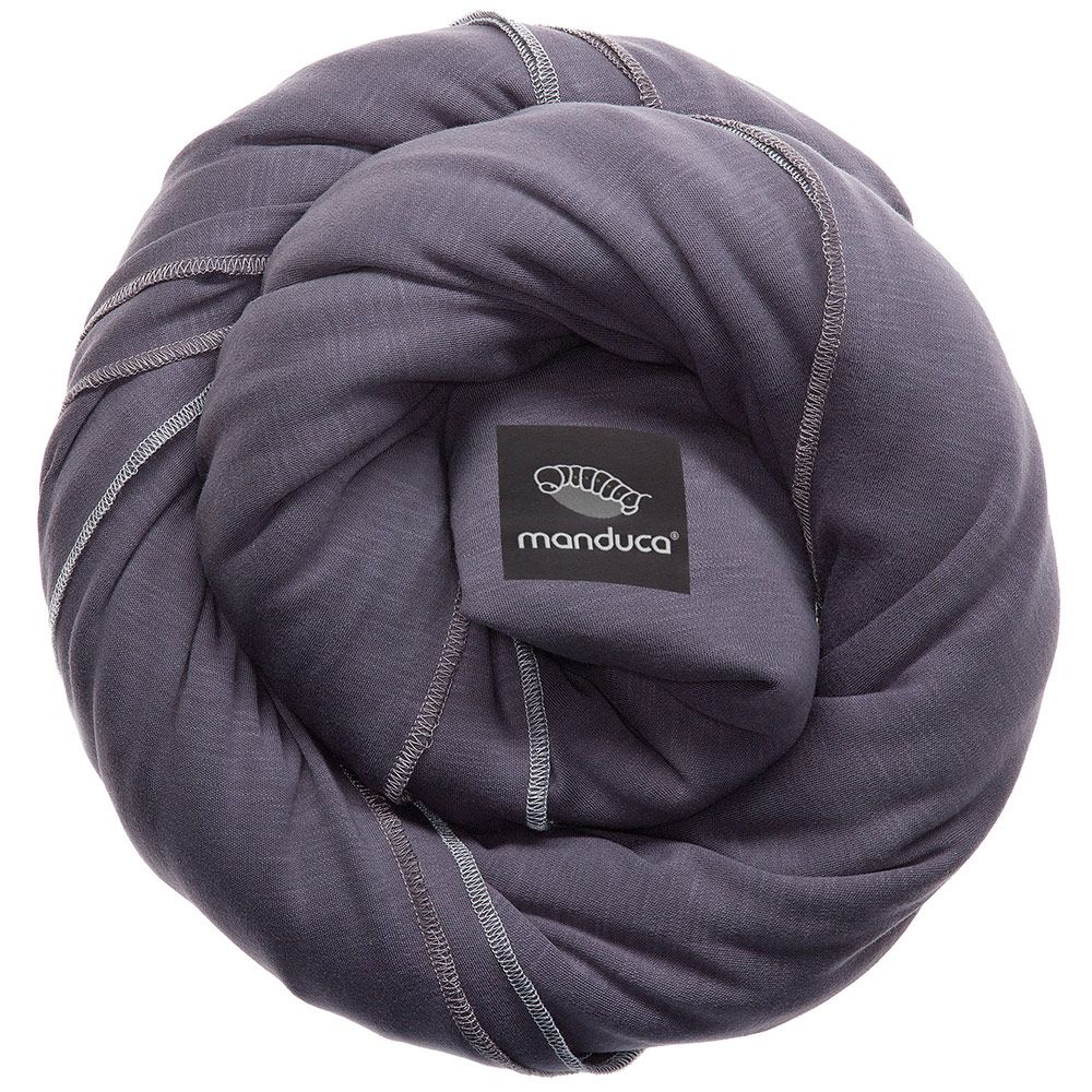 Pakket Bæresjal Sling elastisk 510 x 60 cm, økologisk bomull klar til bruk