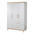 Barnegarderobe 3 dører Caro med massivtrehåndtak forfra