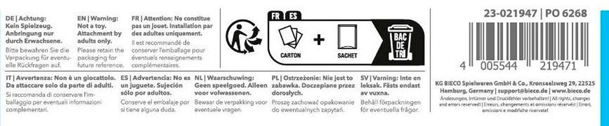 Barnegarderobe i tre med larve-motiv med 3 kroker detalj