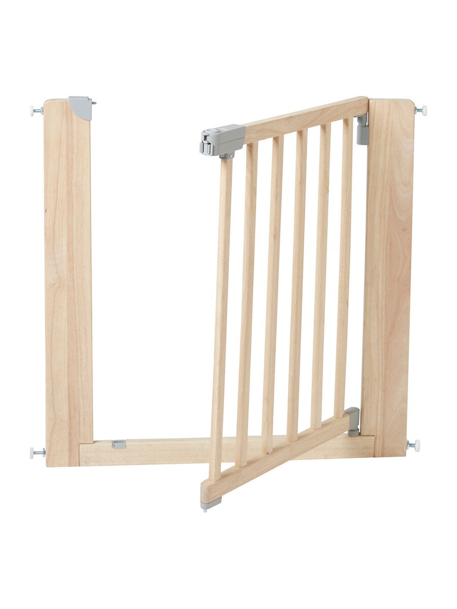 Montert Barnegrind i tre 65,5-105,5 cm for dør og trapp i trappeåpning