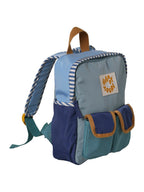 Barnehageryggsekk for gutt 25x19x11 cm polyester forfra