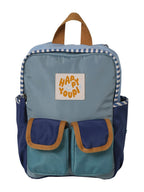 Bakside av Barnehageryggsekk for gutt 25x19x11 cm polyester