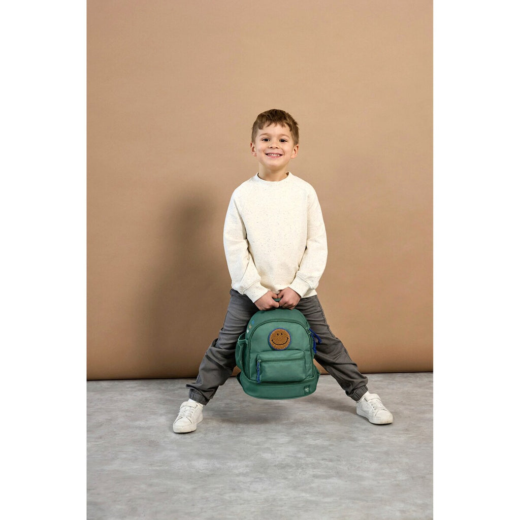 Detalj av glidelås på Barnehageryggsekk Mini Backpack Little Gang med våtrom