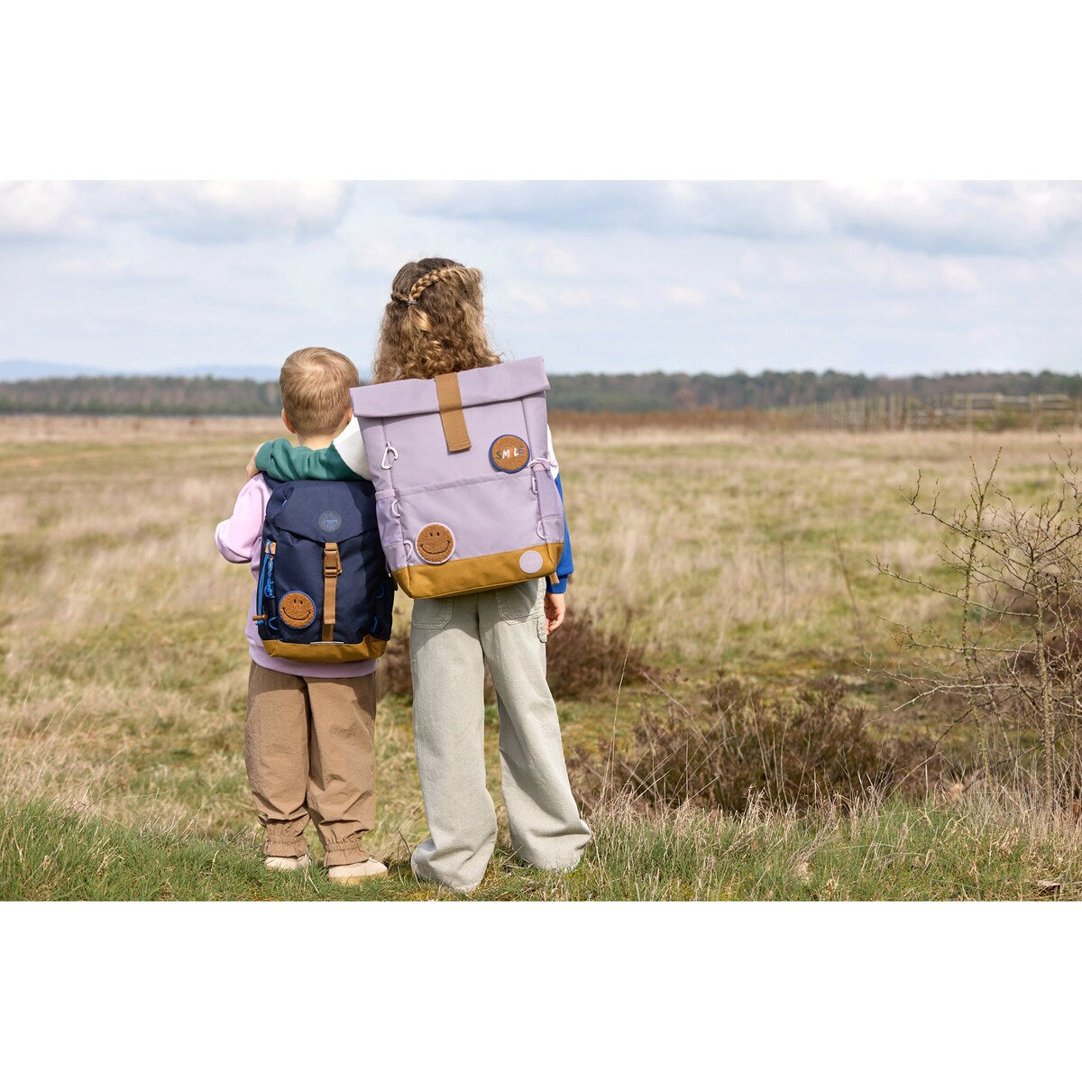 Detalj av Barnehageryggsekk Mini Outdoor Backpack Little Gang med refleks