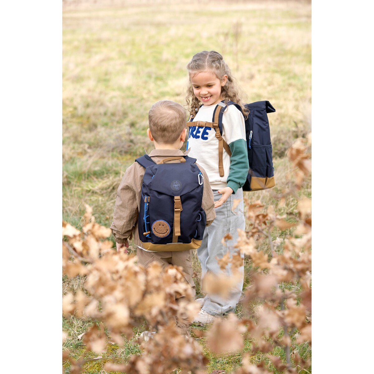 Montert Barnehageryggsekk Mini Outdoor Backpack Little Gang med regnbeskyttelse