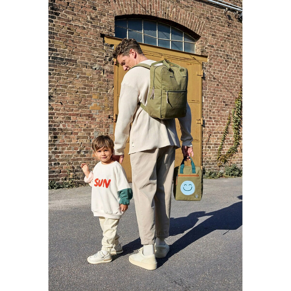 Barnehageryggsekk Square Little One & Me med polstrede stropper - Lässig