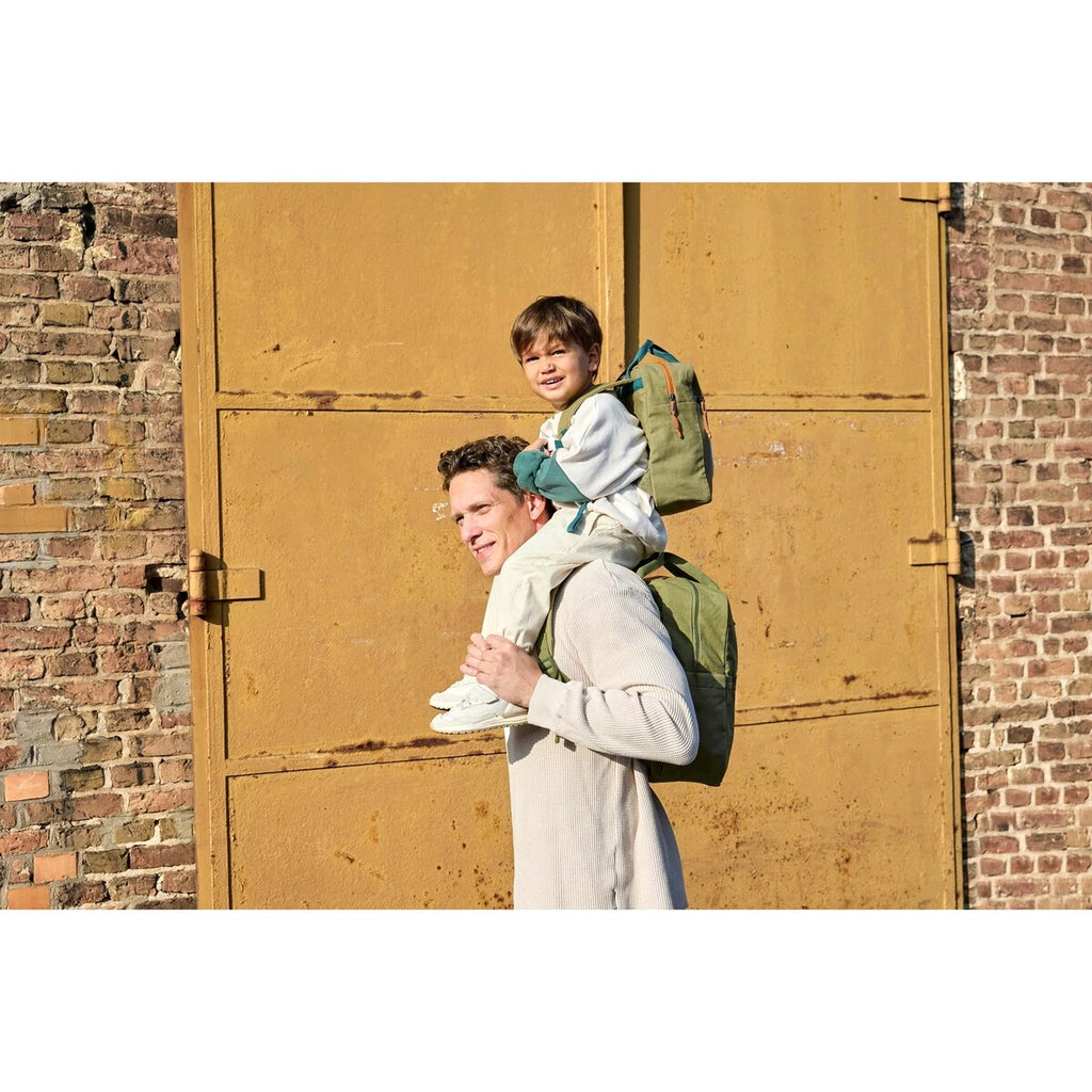 Barnehageryggsekk Square Little One & Me med polstrede stropper - Lässig