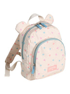 Forfra barnehagesekk med hjerter 30x24 cm polyester Vertbaudet