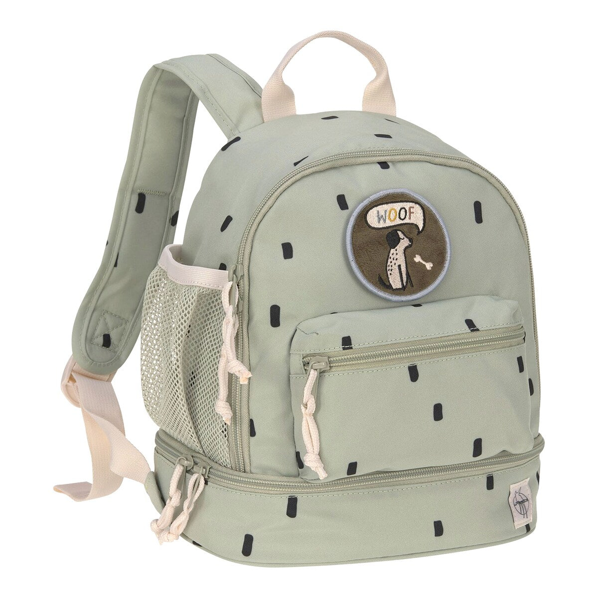 Barnehagesekk Mini Backpack Happy Prints med brystrem forfra