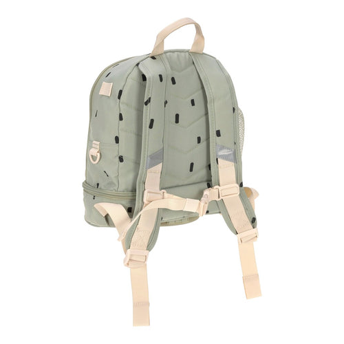 Barnehagesekk Mini Backpack Happy Prints med brystrem bakside