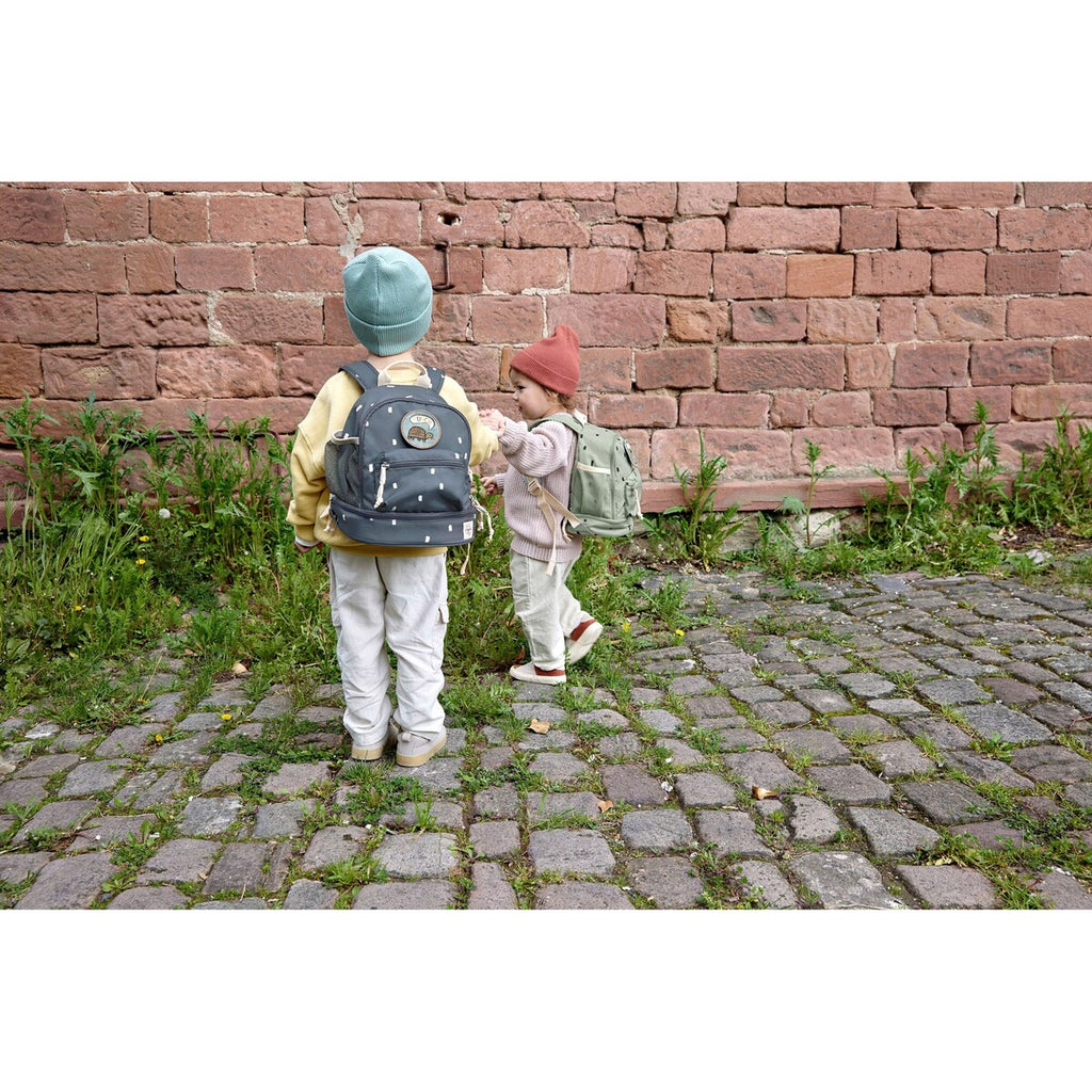 Barnehagesekk Mini Backpack Happy Prints med brystrem - Lässig