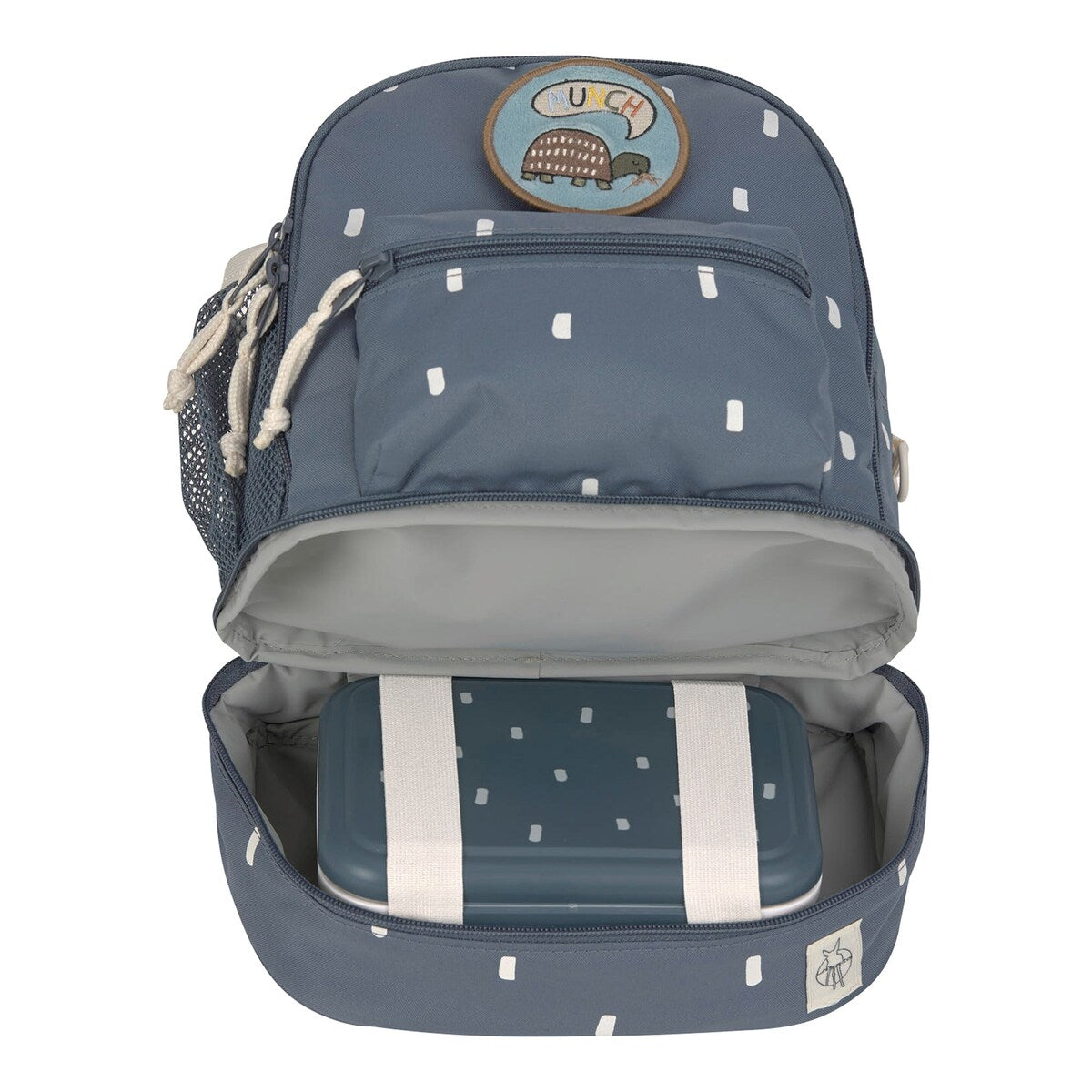 Barnehagesekk Mini Backpack Happy Prints med brystrem - Lässig