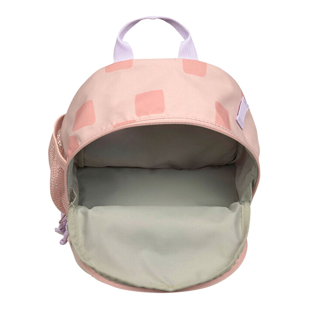 Nærbilde av justerbare skulderstropper på Barnehagesekk Mini Backpack Pattern Party