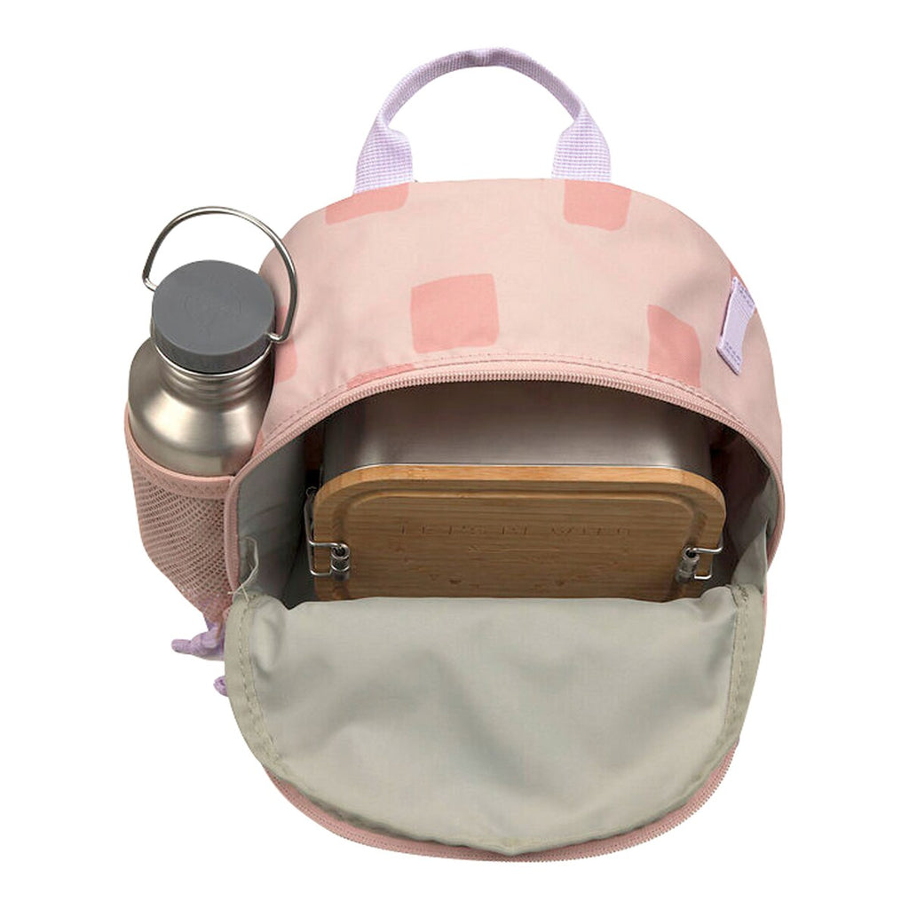 Barnehagesekk Mini Backpack Pattern Party med åpen hovedrom
