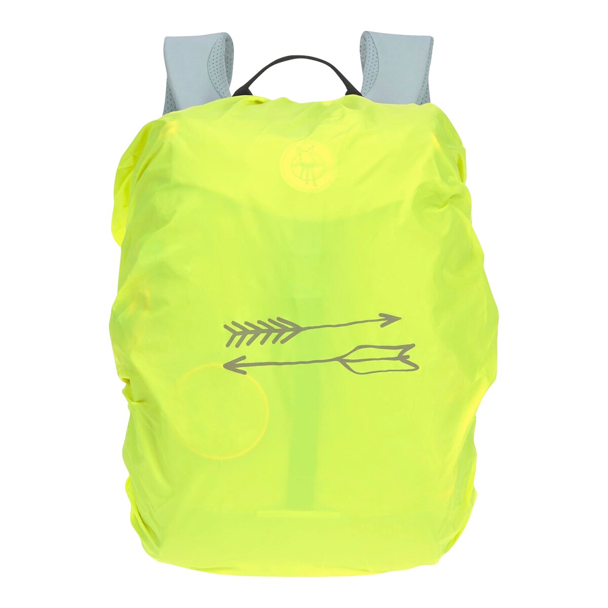 Nærbilde av karabinkrok og navneskilt på Barnehagesekk Mini Outdoor Backpack Nature