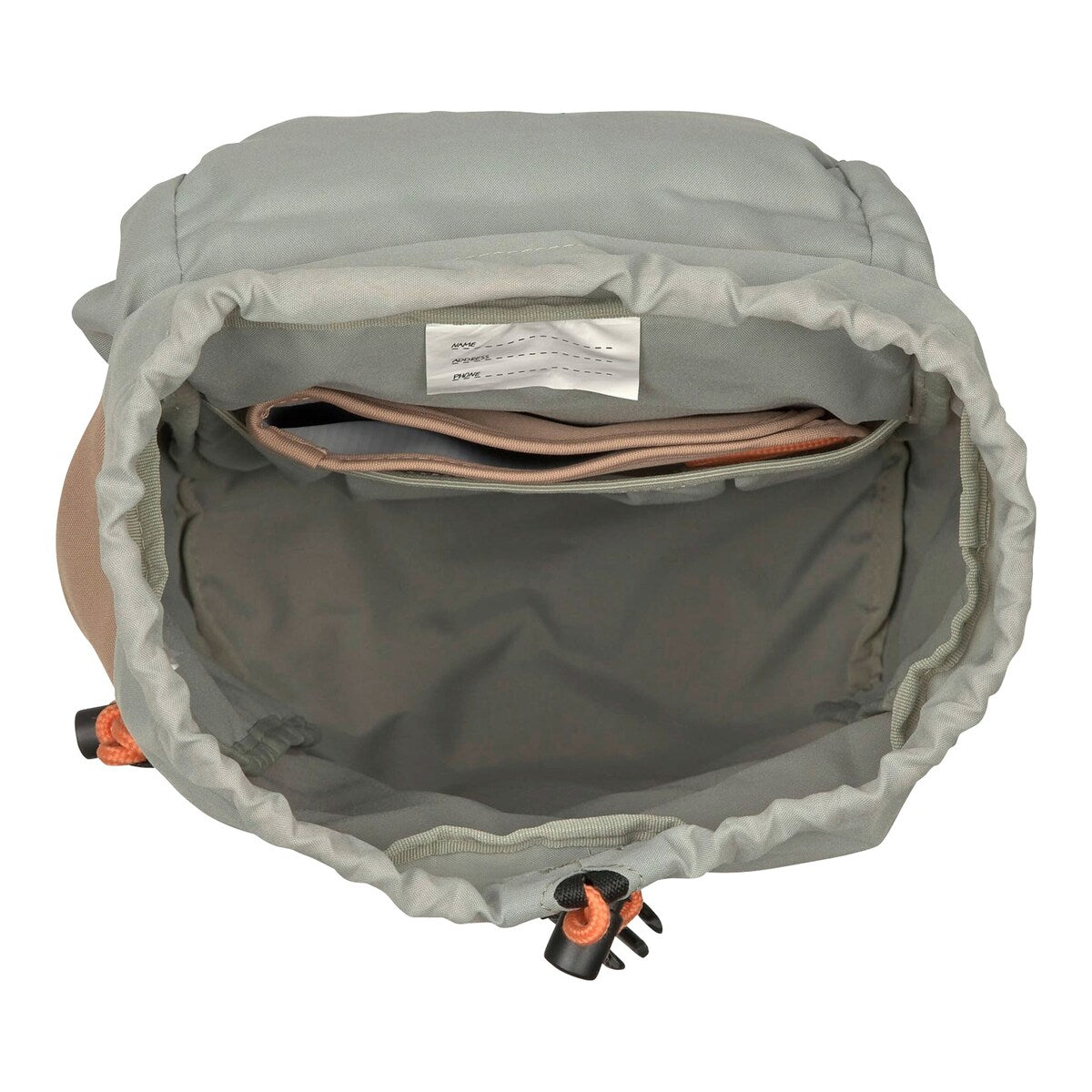 Barnehagesekk Mini Outdoor Backpack Nature i brun farge