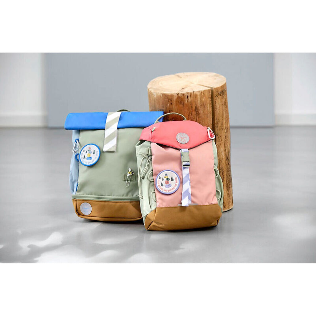 Nærbilde av refleksdetaljer på Barnehagesekk Mini Outdoor Backpack Sunny Explorer