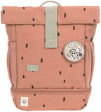 Barnehagesekk Mini Rolltop Happy Prints karamell - Lässig forfra