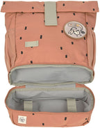 Barnehagesekk Mini Rolltop Happy Prints karamell - Lässig oversikt over hovedrommet