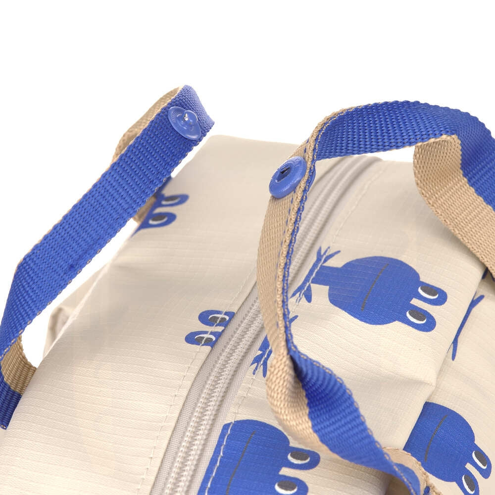 Detaljbilde av Barnehagesekk Square Happy Trails frosk med patch