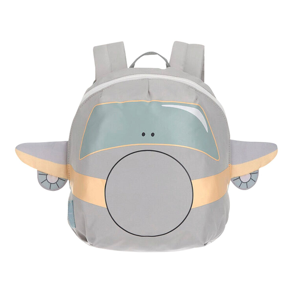 Barnehagesekk Tiny Backpack Drivers 3,5 l forfra med 3D-detaljer
