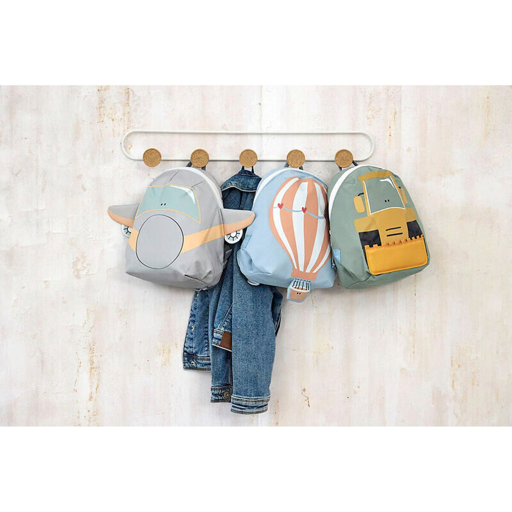 Barnehagesekk Tiny Backpack Drivers 3,5 l med 3D-detaljer - Lässig