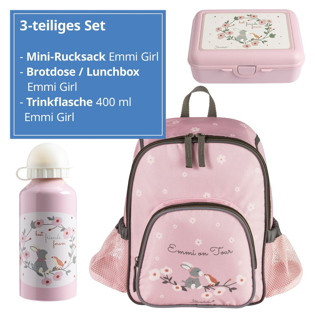 Barnehagesett 3 deler - ryggsekk bakside - Sterntaler