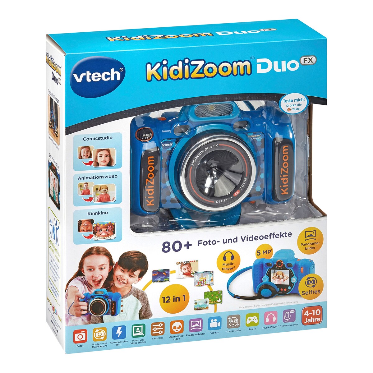 Barnekamera KidiZoom Duo FX med dobbeltlinse 2 MP/5 MP - Vtech