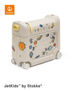 Barnekoffert med seng BedBox V4 Mooglow White bakside