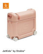 Barnekoffert med seng BedBox V4 Coral Pink fra forside