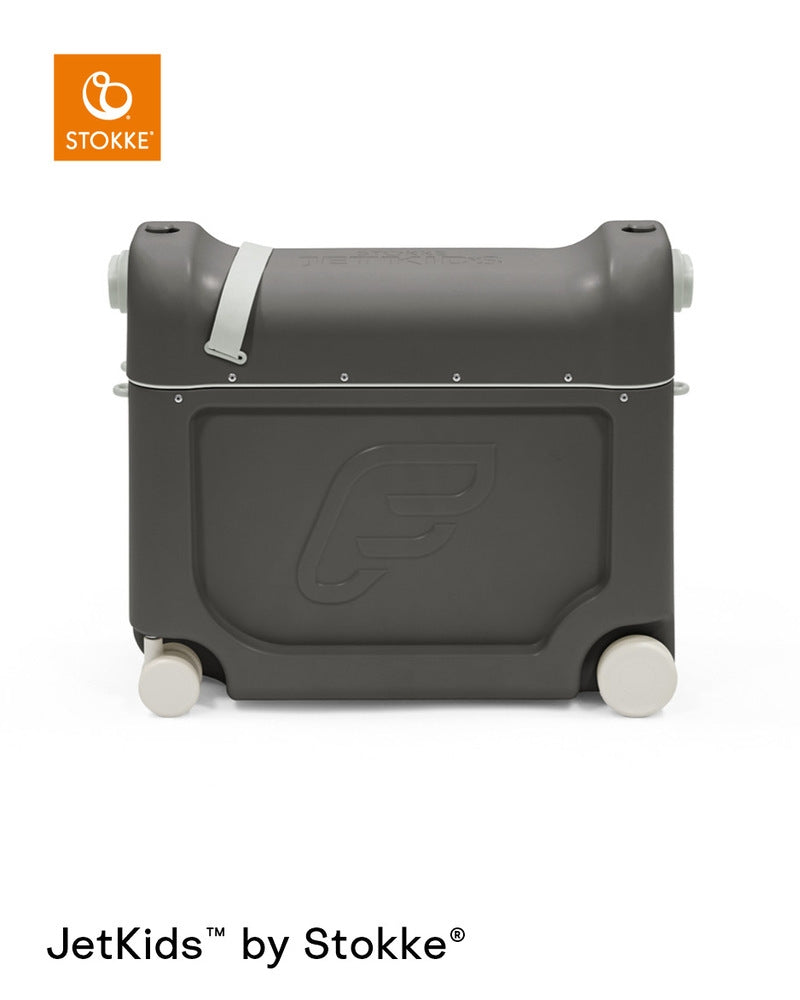Nærbilde av madrass i Barnekoffert med seng BedBox V4 Midnight Grey