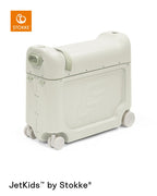 Barnekoffert med seng BedBox V4 Sea Green forfra