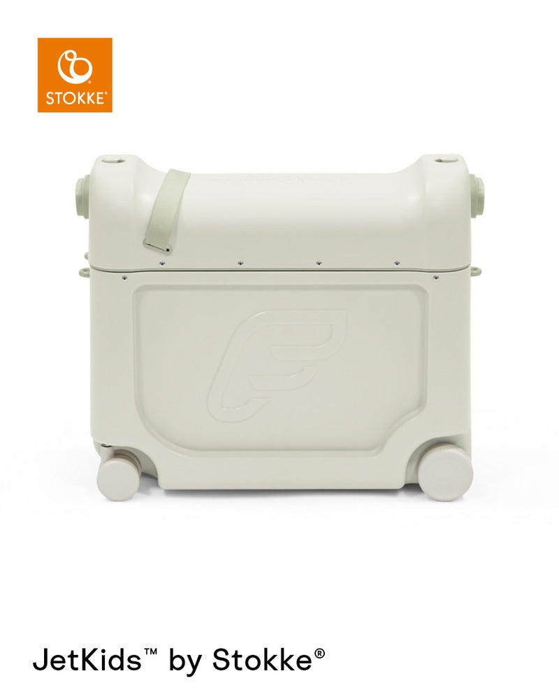 Nærbilde av madrass i Barnekoffert med seng BedBox V4 Sea Green