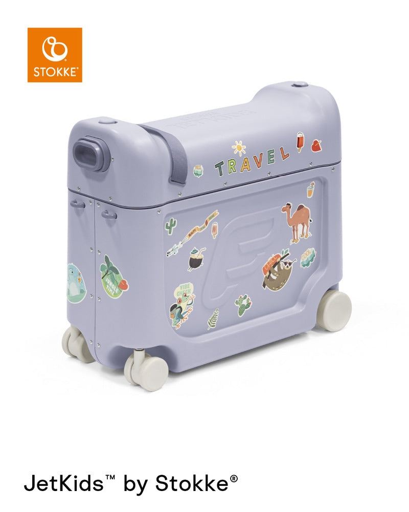 Bakside av Barnekoffert med seng BedBox V4 Arctic Blue