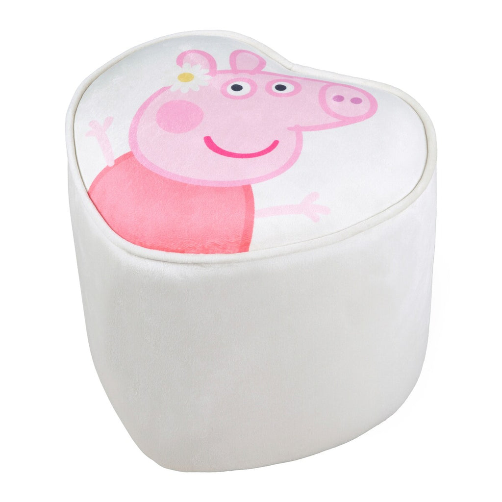 Barnekrakk i hjerteform Peppa Pig bakside
