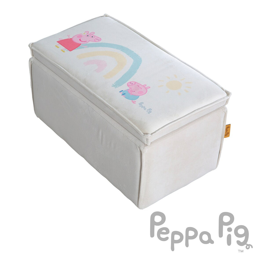 Barnekrakk med oppbevaring Peppa Pig sittehøyde 27 cm foran