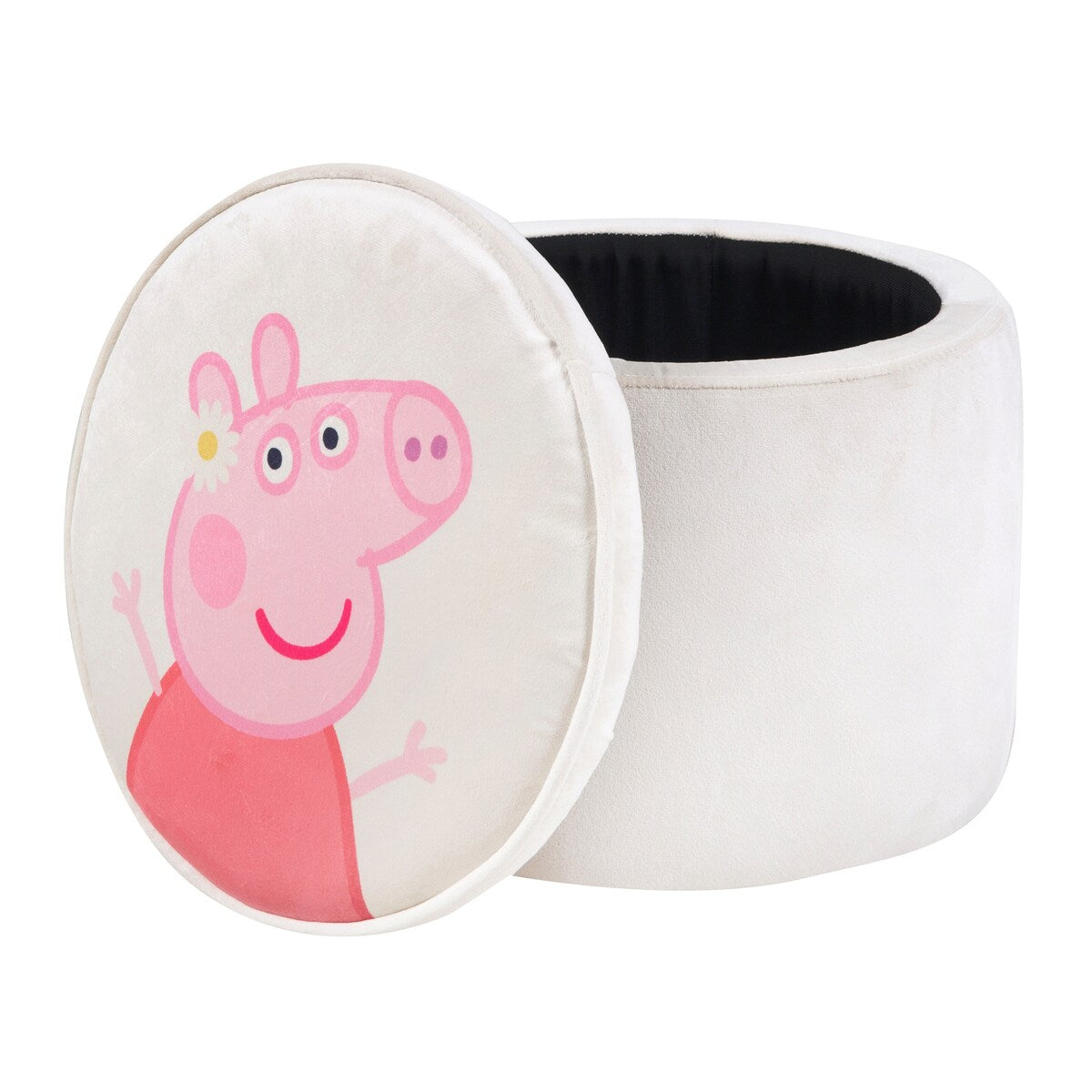 Montert Barnekrakk rund Peppa Pig sitthoyde 27 cm i barnerom