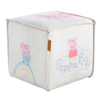 Barnekrakk terningform Peppa Pig sitthøyde 25 cm bakside