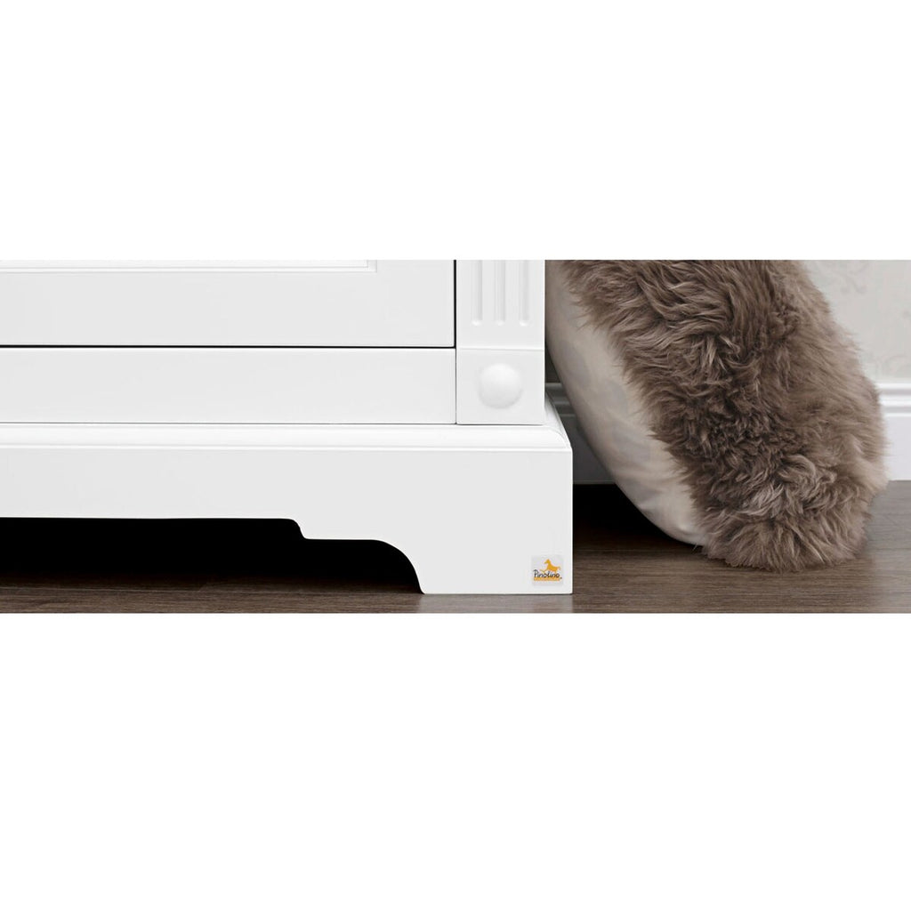 Barneromsmøbler 3 deler Emilia ekstra bred MDF hvit soft-close funksjon