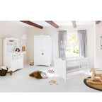 Barneromsmobler 3 deler Florentina bred med hylle dekor bakside