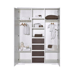 Sidevisning av Kleiderschrank i Barneromsmøbler 3 deler Maxx Fleetwood