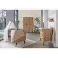 Barneromsmobler 3-deler Morris Oak med 3-dors skap forfra