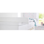 Barneromsmobler 3 deler Riva bred MDF hvit og ask skuff med soft-close funksjon