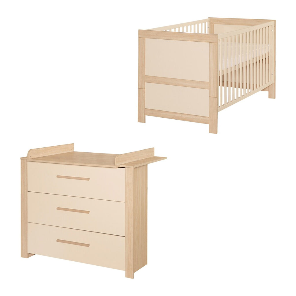 Barneromssett Momo med sprinkelseng 70x140 cm bakside