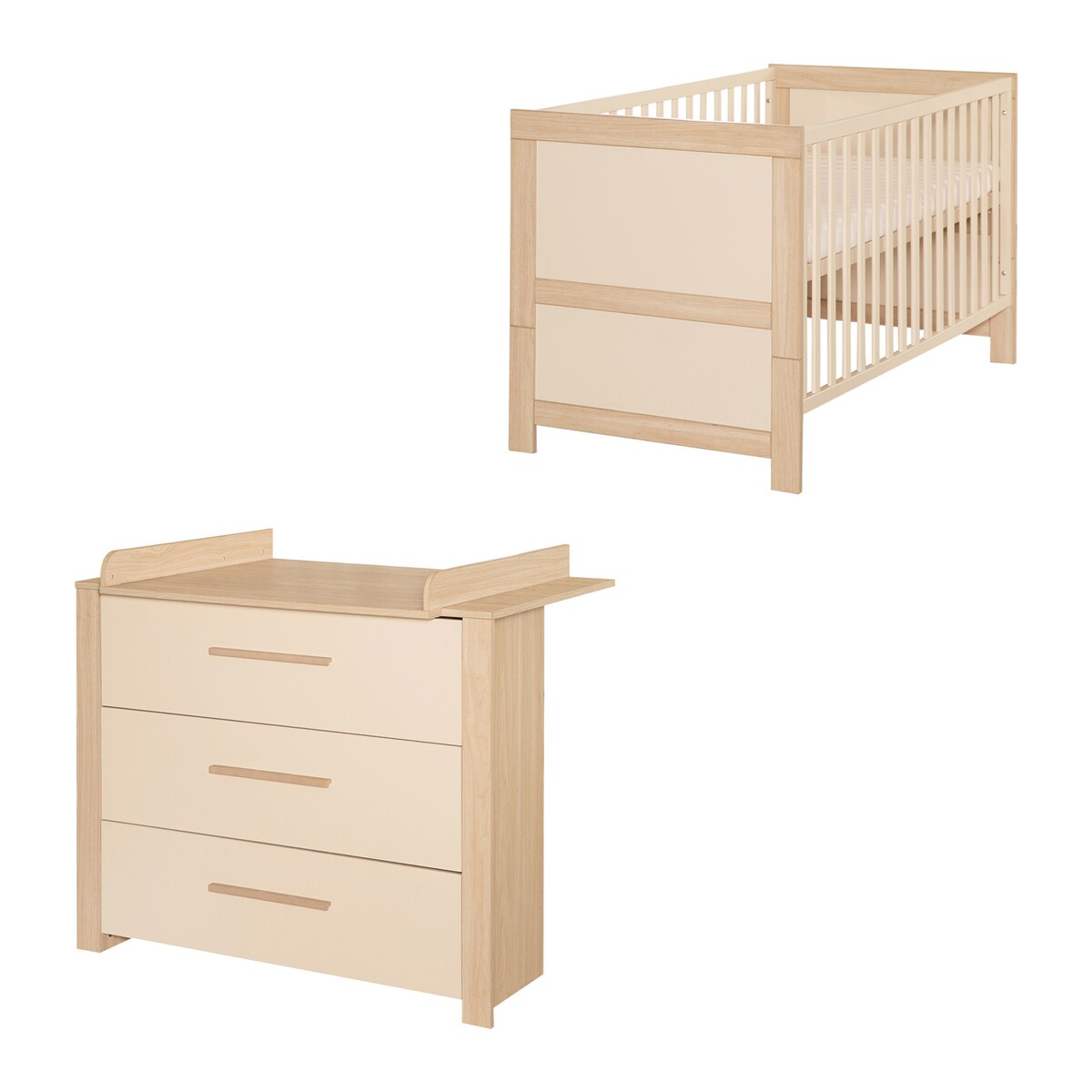 Barneromssett Momo med sprinkelseng 70x140 cm bakside