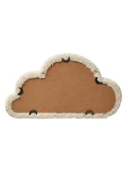 Barneromsspeil WOLKE med teddyfleece-ramme bakside