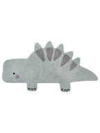 Barneromsteppe dinoform 66x125 cm bomull forfra
