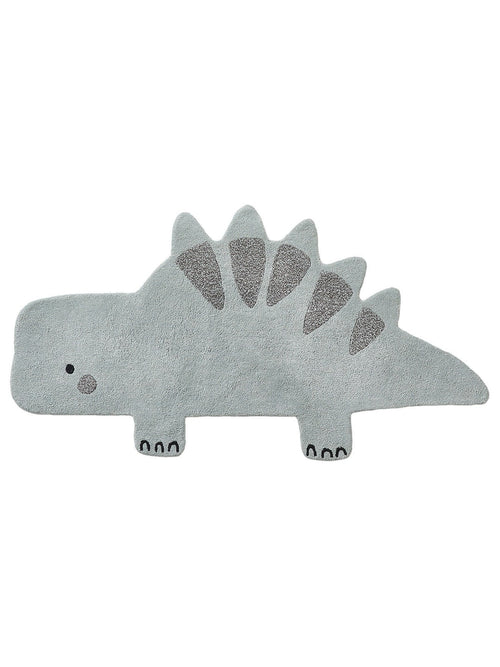 Barneromsteppe dinoform 66x125 cm bomull forfra